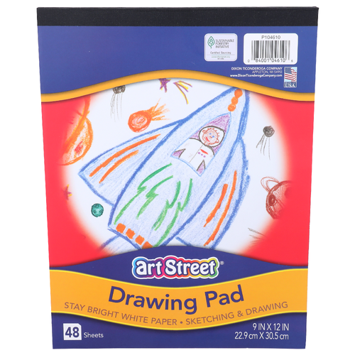 Art Street Drawing Pad - 48 Count