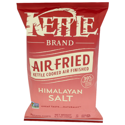 Kettle Himalayan Sea Salt Cookedair Fried Potato Chips - 6.5 Ounce