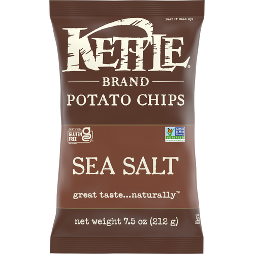 Kettle Brand Sea Salt Potato Chip - 7.5 Ounce Image 1 of 2