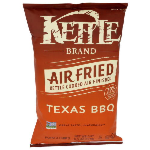 Kettle Air Fried Texas BBQ Cooked Potato Chips Brand - 6.5 Ounce Image 1 of 4