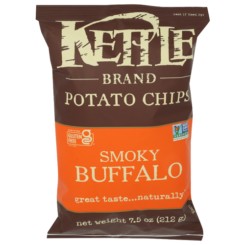 Kettle Brand Smoky BBQ Fried Potato Chip  - 7.5 Ounce Image 1 of 4