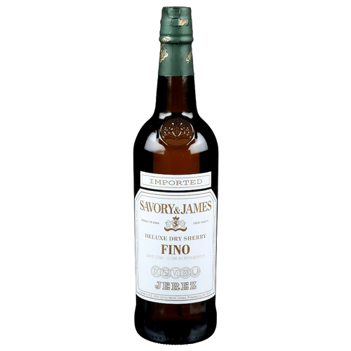 Savory & James Deluxe Dry Sherry Fino - 750 ml