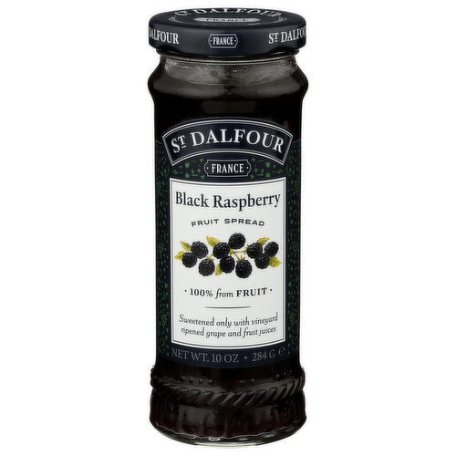 ST. DALFOUR Black Raspberry Fruit Spread - 10 Ounce