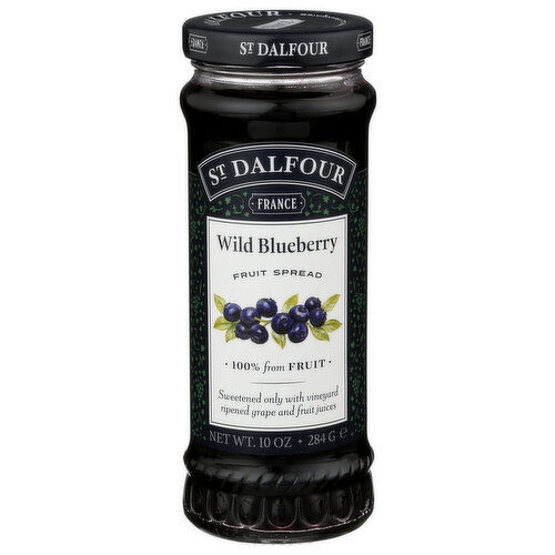 St. Dalfour Blueberry Fruit Spread Wild - 10 Ounce