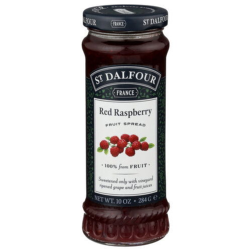 St. Dalfour Red Raspberry Fruit Spread - 10 Ounce