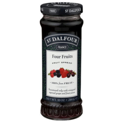 St. Dalfour Four Fruits Fruit Spread - 10 Ounce