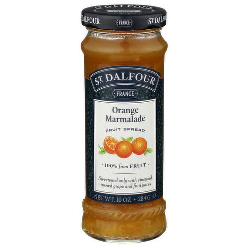 St. Dalfour Orange Marmalade Fruit Spread - 10 Ounce
