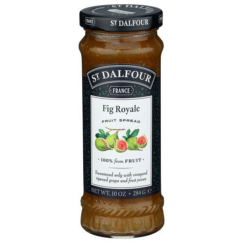 ST. DALFOUR Fig Fruit Spread Royal - 10 Ounce