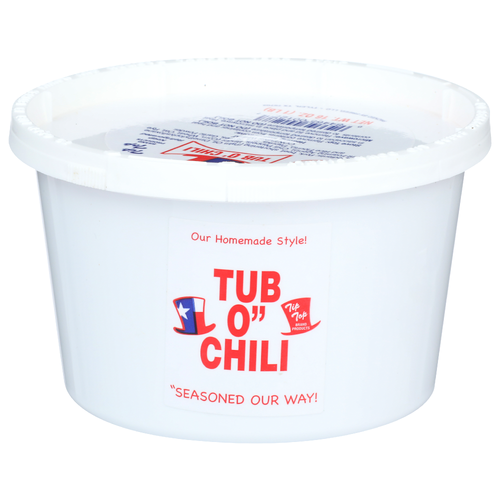 Tip Top Brand Products Tub o Chili - 16 Ounce