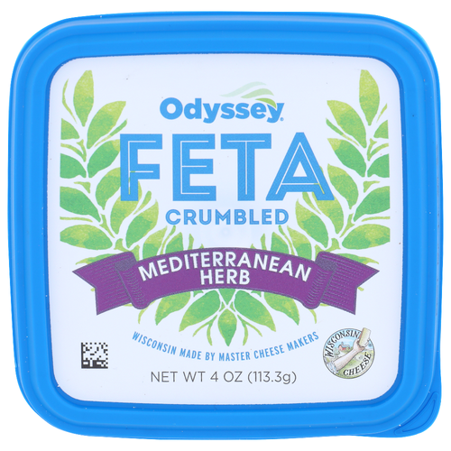 Odyssey Feta Crumbled Mediterranean Herb - 4 Ounce