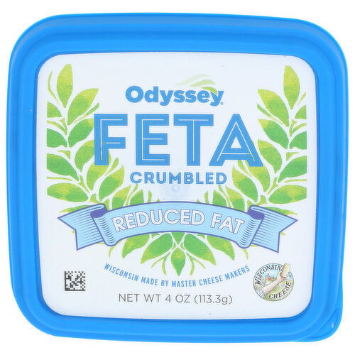 ODYSSEY Feta Crumbled Reduced Fat Cup - 4 Ounce
