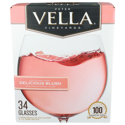 Peter Vella Vineyards Grape Wine - 0.147 Liter - 34 Count