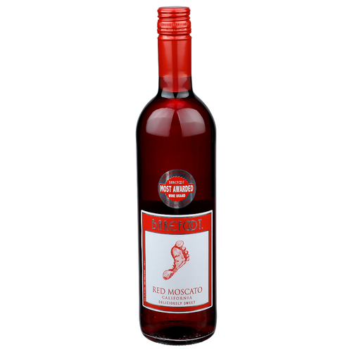 Barefoot Red Moscato Wine - 750 ml