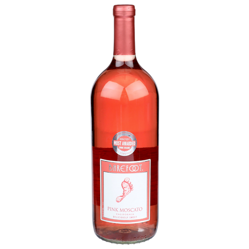 Barefoot Pink Moscato - 1.5 Liter