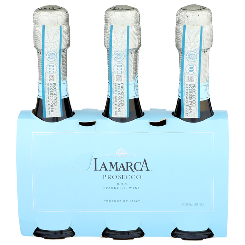 Lamarca Prosecco D.o.c Sparkling Wine - 187 ml - 3 Count