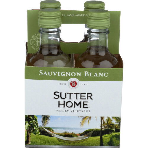 Sutter Home Sauvignon Blanc - 46.75 ml - 4 Count