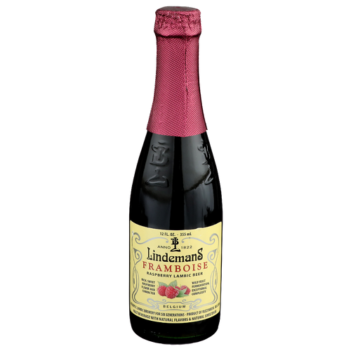 Lindeman's Lambic Beer Raspberry - 12 Fluid Ounce