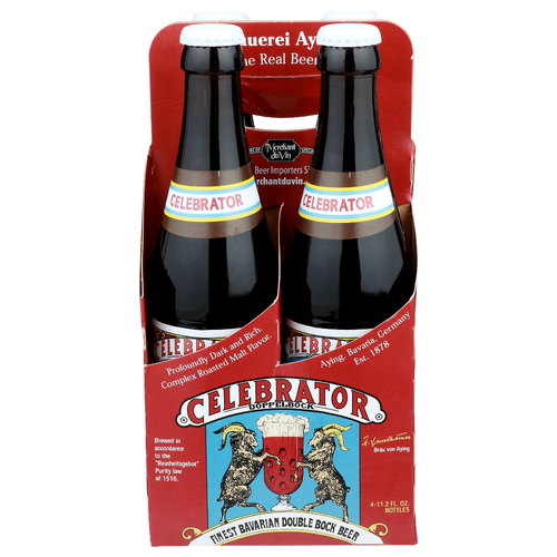 Ayinger Privatbrauerei Celebrator Doppleblock - 11.2 Fluid Ounce - 4 Count