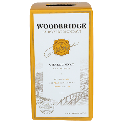 Woodbridge By Robert Mondavi California Chardonnay - 3 Liter - 1 Count