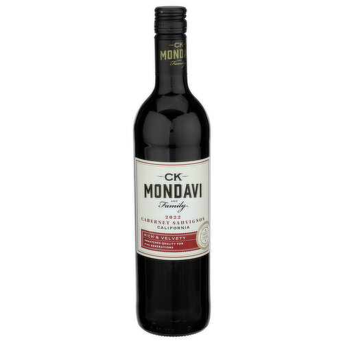 Ck Mondavi And Family Cherry, Blackberry With Hints Of Oak A Round Finish Cabernet Sauvignon - 750 ml - 1 Count Image 1 of 2