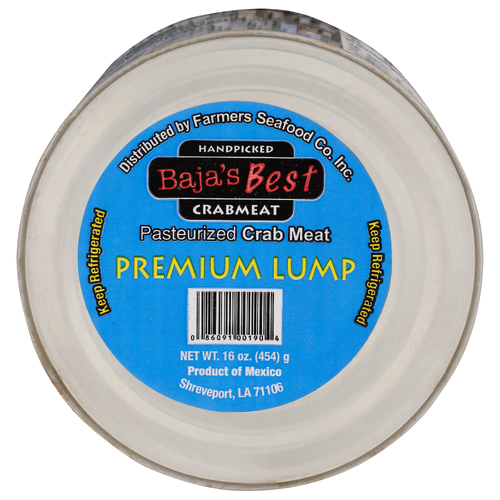 BAJA's Best Premium Lump Pasteurized Crab Meat - 16 Ounce