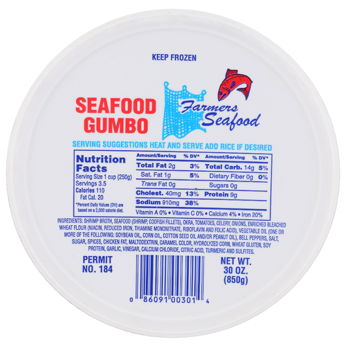 Farmers Seafood Gumbo - 30 Ounce