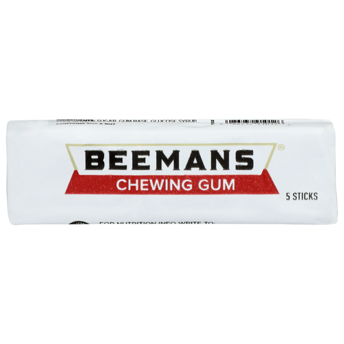 Beemans Chewing Gum - 5 Count