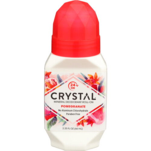 CRYSTAL Essence Mineral Deodorant Pomegranate - 2.25 Fluid Ounce