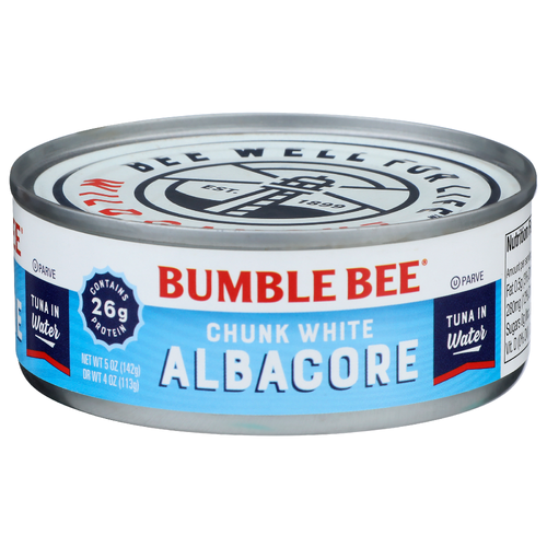Bumble Bee Tuna In Water Chunk White Albacore - 5 Ounce