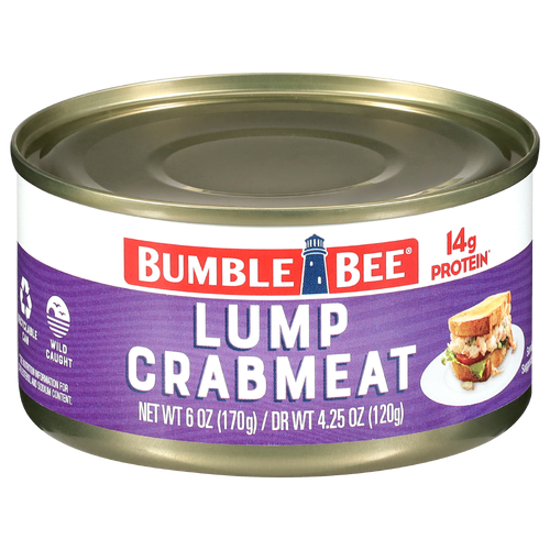 Bumble Bee Lump Crabmeat - 6 Ounce