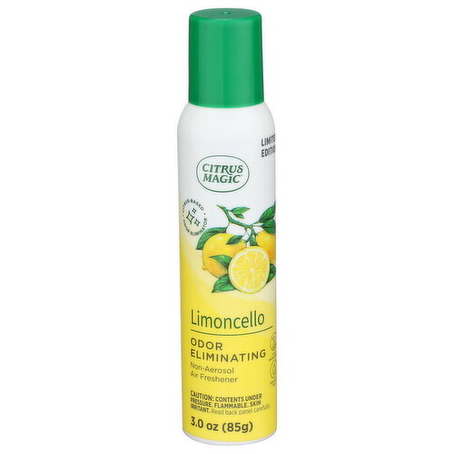 Citrus Magic Limoncello Odor Eliminating Non-Aerosol Air Freshener Spray - 3 Ounce