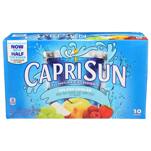 Caprisun Mixed Fruit Flavored Juice Drink Blend - 6 Fluid Ounce - 10 Count