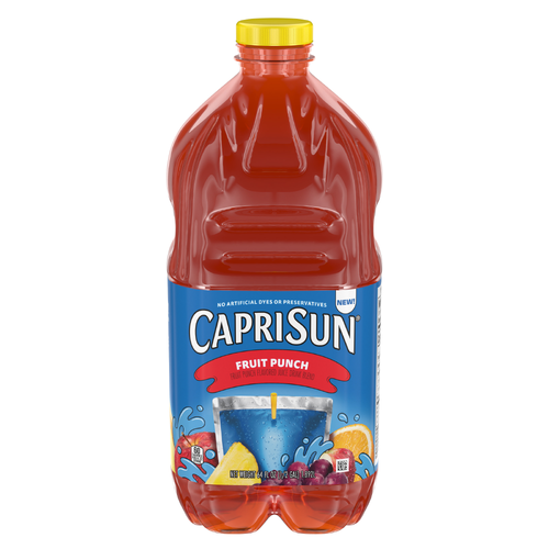 Capri Sun Fruit Punch Flavored Juice Drink Blend, Bottle - 64 Fluid Ounce