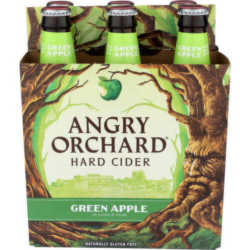 Angry Orchard Green Apple Hard Cider 6 Pk Bottles - 2 Ounce - 6 Count