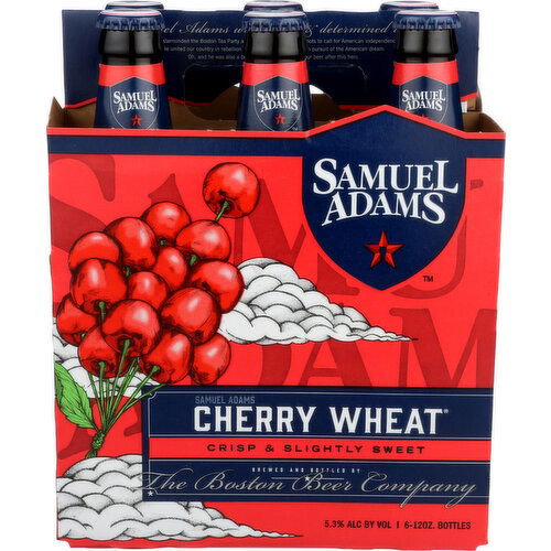 Samuel Adams Cherry Wheat 6 Pk Bottles - 12 Ounce - 6 Count