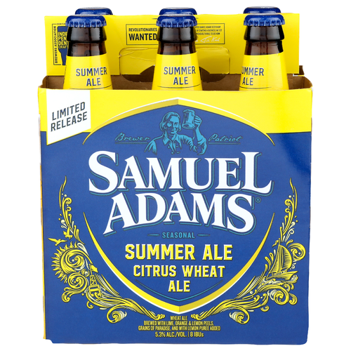 Samuel Adams Seasonal Summer Ale Citrus Wheat - 12 Fluid Ounce - 6 Count