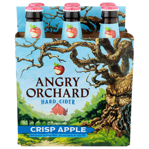 Angry Orchard Crisp Apple Hard Cider - 12 Fluid Ounce - 6 Count