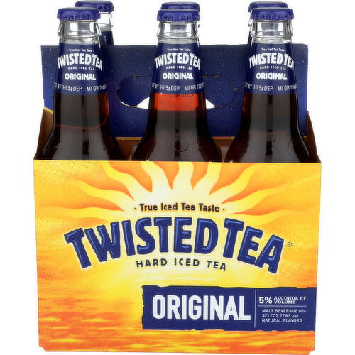 Twisted Tea Hard Iced 6 Pack Original - 12 Fluid Ounce - 6 Count