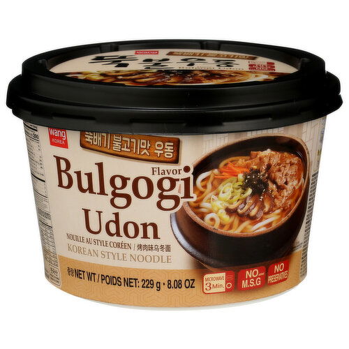 WANG Noodle Udon Bulgogi - 229 Gram