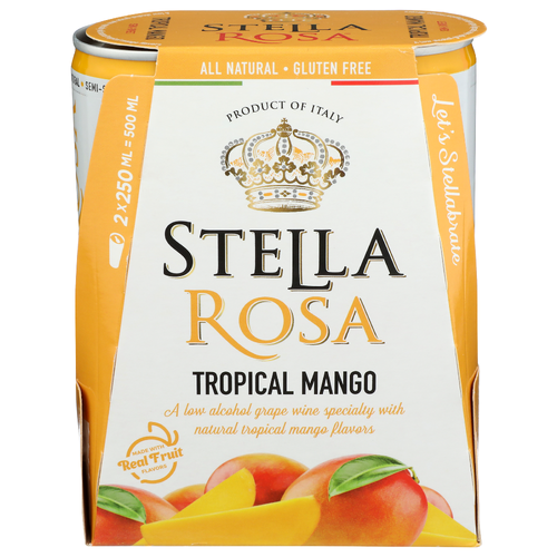Stella Rosa Semi-Sweet Tropical Mango - 250 ml - 2 Count