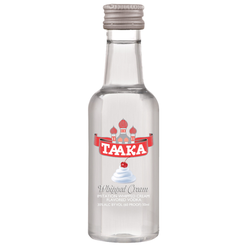 Taaka Whipped Cream Vodka, 60 Proof - 50 ml