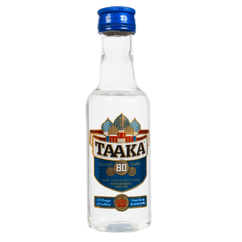 Taaka Vodka, 80 Proof - 50 ml