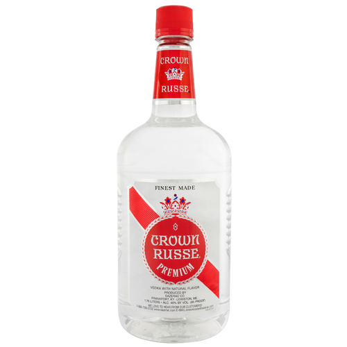 CROWN RUSSE Vodka 80 Proof - 1.75 Liter
