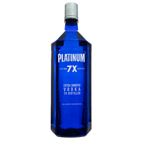 Platinum 7X Distilled Extra Smooth Vodka 80 Proof - 1.75 Liter
