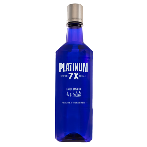 Platinum 7X Distilled Extra Smooth Vodka 80 Proof - 750 ml