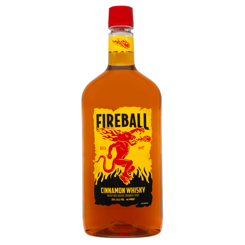 Fireball Red Hot Cinnamon Blended Whisky 66 Proof - 1.75 Liter