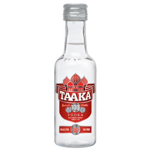 Taaka Vodka, 100 Proof - 50 ml