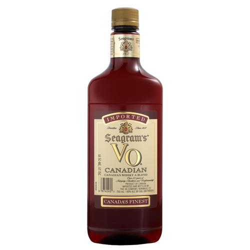 Seagram's V.O. Canadian Whisky, 80 Proof - 750 ml