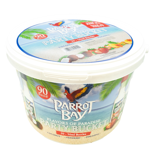 Parrot Bay Party Bucket Variety Rum 90 Proof - 50 ml