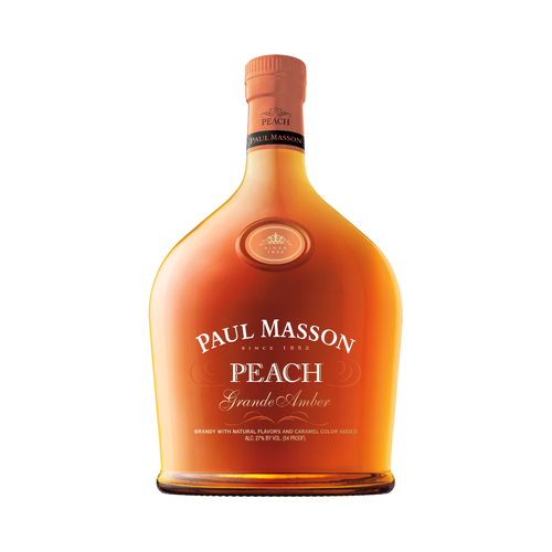 Paul Masson Grande Amber Peach Brandy, 54 Proof - 750 ml